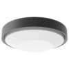 Plafonnier Extérieur LED VOLTONE (D32cm) En Aluminium Gris