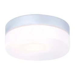 Globo Plafonnier Extérieur VRANOS Gris Métallisé En Métal