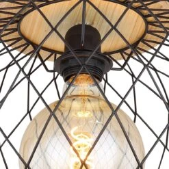 Globo Plafonnier LACKY En Métal Noir -BRILLIANT Soldes Boutique plafonnier lacky en metal noir globo 2108514 3