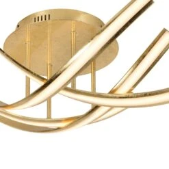 Plafonnier LED Design LINDA Doré En Métal 9 Plafonnier LED Design LINDA Doré En Métal -BRILLIANT Soldes Boutique plafonnier led design linda dore en metal paul neuhaus kw181072 4