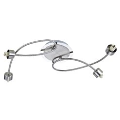 Plafonnier Spot REMIX Argenté En Métal